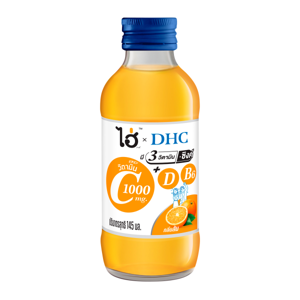 ไฮ่! x DHC เครื่องดื่มวิตามินซี 200% กลิ่นส้มยูซุ 145 มล. แพ็ค 10_thumbnail_1