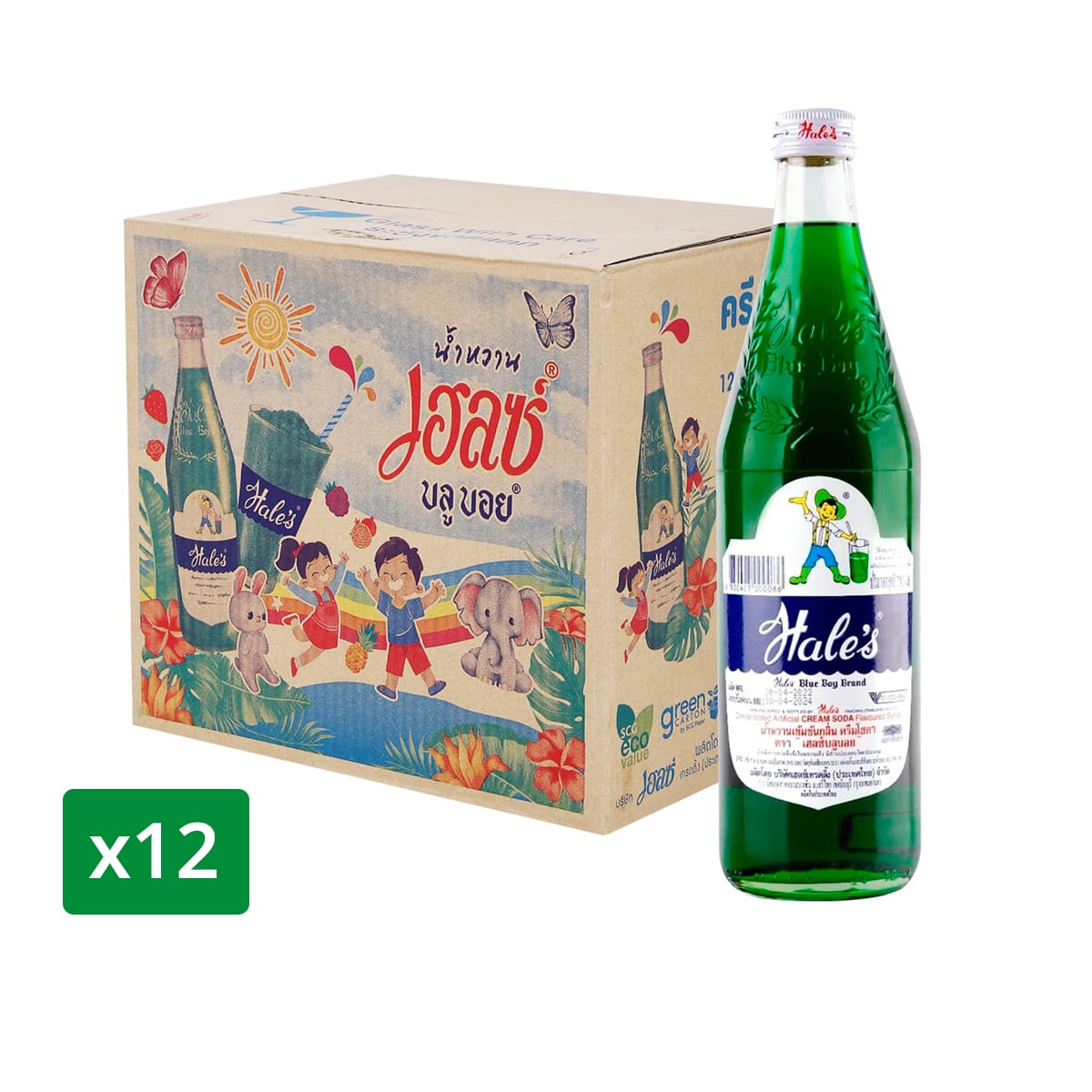 HALE'S BLUE BOY SWEET SYRUP Cream Soda 710 ml. Pack 12