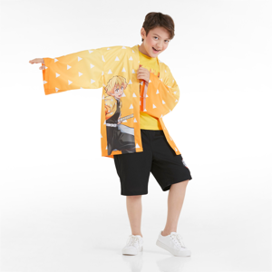 เบสิโค x ดาบพิฆาตอสูร เสื้อคลุมพิมพ์ลายอากาสึมะ เซ็นนิตสึ สำหรับเด็กผู้ชาย รุ่น FMAR2302LB020 สีเหลือง_thumbnail_1