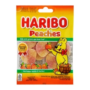 Haribo Peaches Gummy 80g.