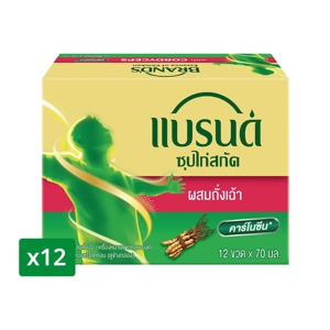 BRANDS Essence of Chicken with Cordyceps 70 ml. Pack 12