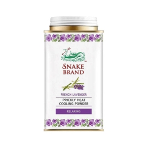 SNAKE BRAND Prickly Heat Cooling Powder Relaxing Scent 140 g.