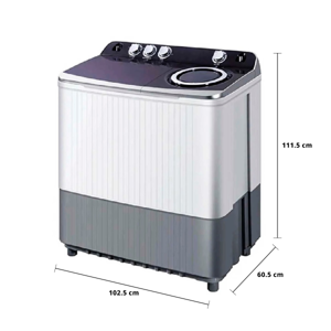ไฮเออร์ เครื่องซักผ้าฝาบน 2 ถัง รุ่น HWM-T180N2 ขนาดถังซัก 18 กก. / ถังปั่น 14 กก. สีเทา_thumbnail_7