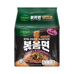บิบิโก รามยอนแบบแห้ง รสไก่รมควันสไตล์เกาหลี 122 ก. แพ็ค 4_thumbnail