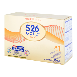 เอส-26 โกลด์ เอสเอ็มเอ สูตร 1 นมผงดัดแปลงสำหรับเด็กทารก 2750 ก._thumbnail_1