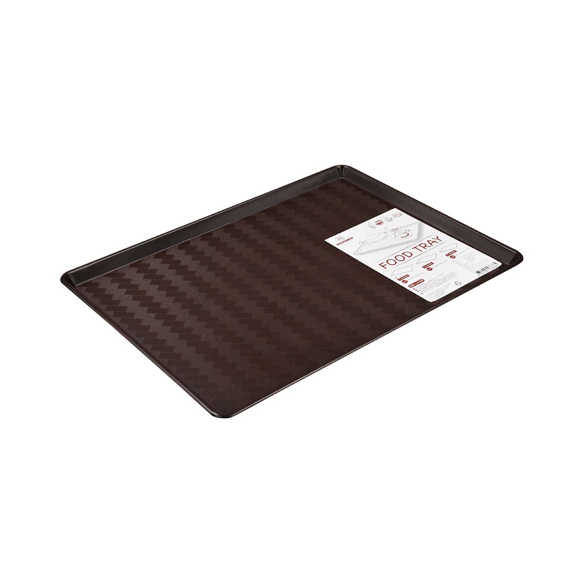 คีย์เวย์ ถาดเสิร์ฟอาหาร ขนาด 31.5 x 45.8 x 1.7 ซม. รุ่น T-6440 สีน้ำตาล
