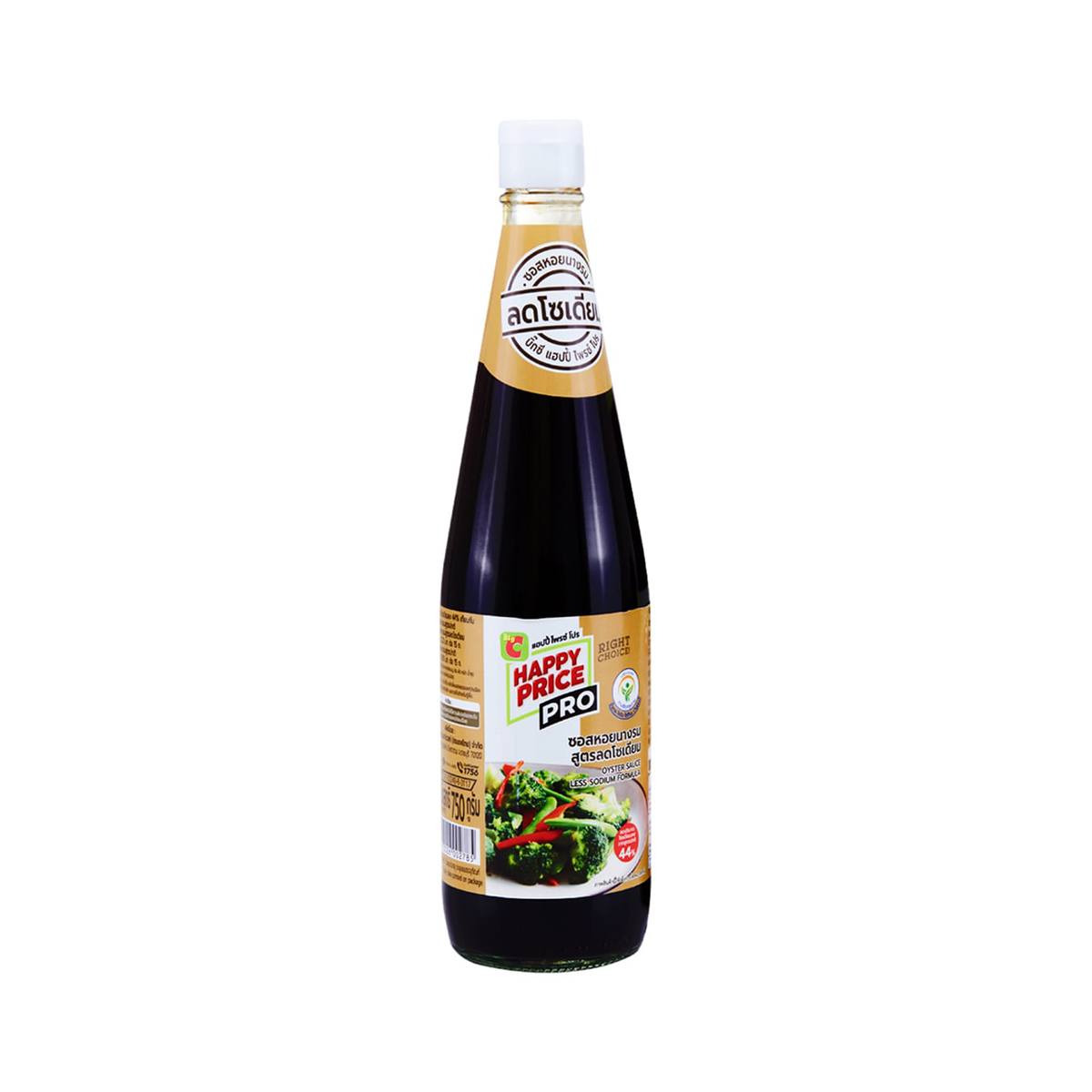 บิ๊กซี แฮปปี้ ไพรซ์ โปร ซอสหอยนางรม สูตรลดโซเดียม 750 ก.