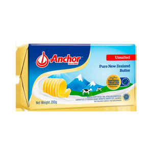 Anchor Unsalted Butter 200g.