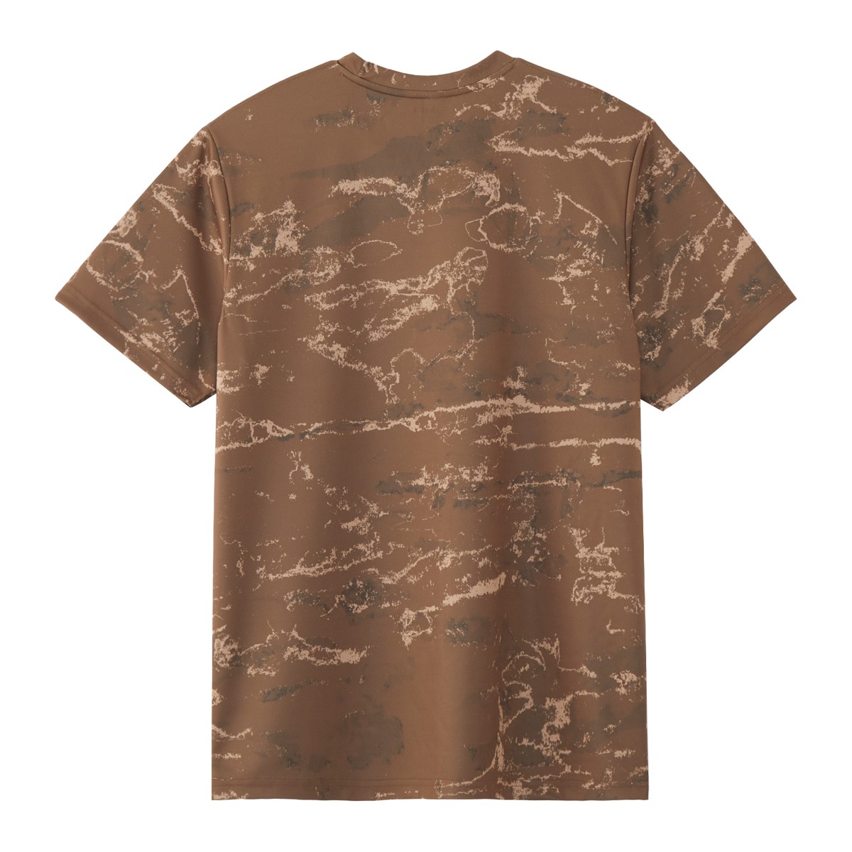 เบสิโค เสื้อยืดผู้ชาย รุ่น FFDM24Q4MS001 สีน้ำตาล_1