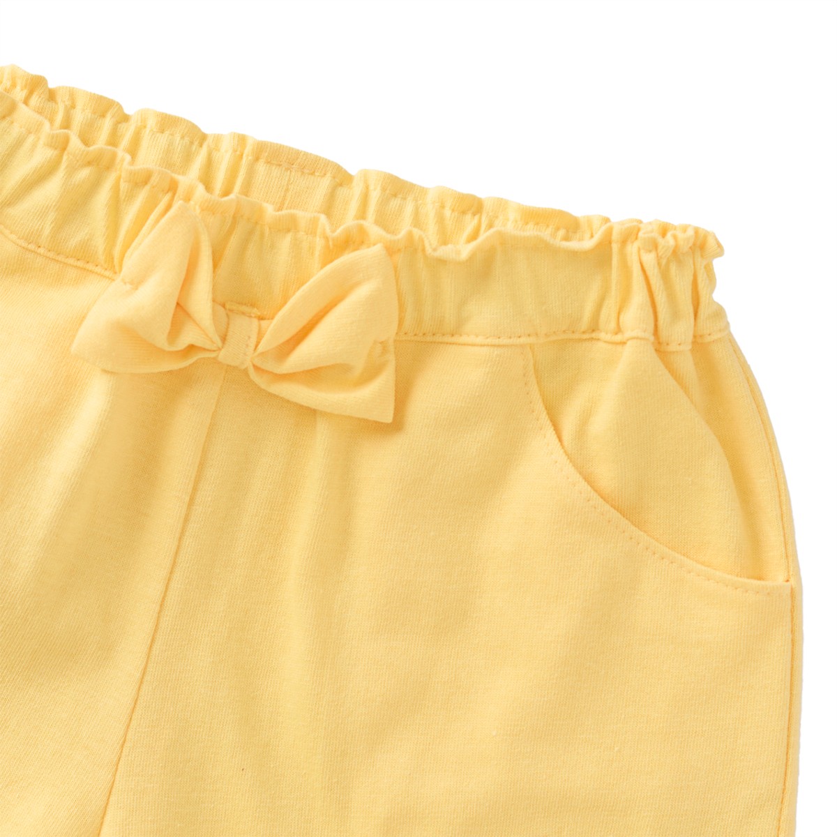 เบสิโค กางเกงขาสั้น สำหรับเด็กผู้หญิง รุ่น BKAS2510TG08 สีเหลือง_2