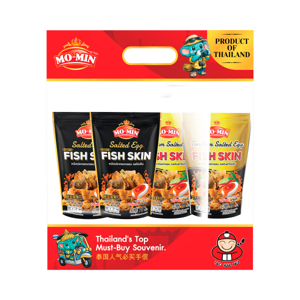 MOMIN Crispy Fish Skin Mix 75 g. 3 Free 1