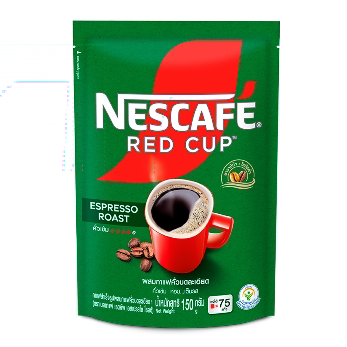 เนสกาแฟ เรดคัพ เอสเปรสโซ่ โรสต์ กาแฟสำเร็จรูปผสมกาแฟคั่วบดละเอียด 150 ก._1