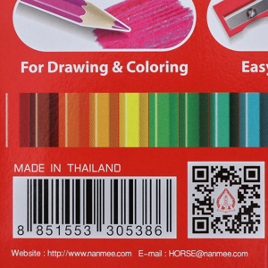 ตราม้า ดินสอสีไม้ยาว 24 สี กล่องแดง_thumbnail_4