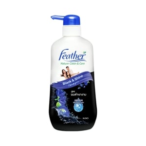 Feather Nature Clean and Care Black and Shine Shampoo 450ml.