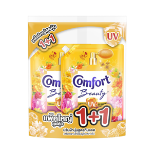 คอมฟอร์ท บิวตี้ ไฮยา+ ยูวี เซรั่ม น้ำยาปรับผ้านุ่ม กลิ่นไฮเดรนเยีย 1000 มล. แพ็ค 1+1_thumbnail