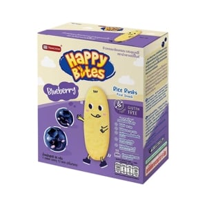 NAMCHOW HAPPY BITES Rice Rusks Blueberry Flavor 50 g.