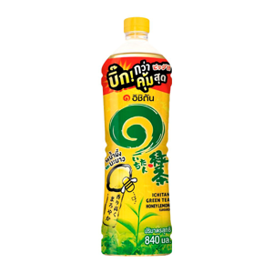 ICHITAN GREEN TEA HONEY LEMON 840 ML.