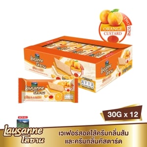โลซาน ทูโทน เวเฟอร์สอดไส้ครีมส้มและคัสตาร์ด 30 ก. แพ็ค 12_thumbnail_1