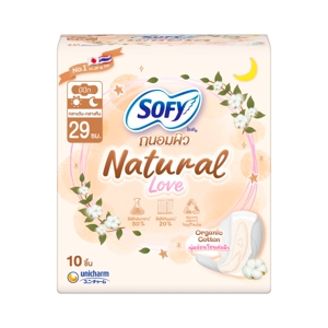 Sofy Tanompew Sanitary Natural Love 29cm. 10pcs.