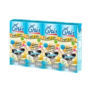 DNA UHT Soy Milk Black Sesame Low Sugar 180ml. Pack 4