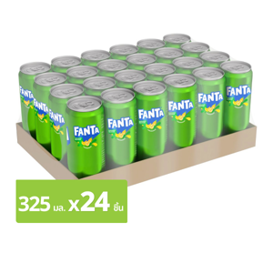 แฟนต้า น้ำอัดลม น้ำเขียว 325 มล. x 24 ชิ้น_thumbnail