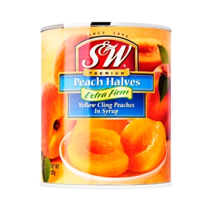 S&W Peach in Heavy Syrup 825 g.