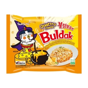 Samyang Buldak Quattro Cheese Ramen 145g.