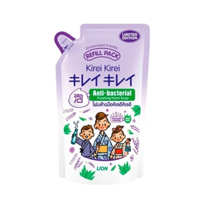 KIREI KIREI Foaming Hand Soap Murasaki Lavender and Aloe Vera Refill 200ml.
