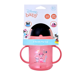 DISNEY Baby 2-Handle Flip Cup