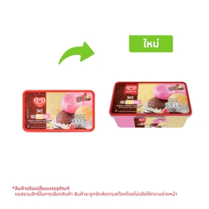 วอลล์ ไอศกรีม 3 อิน 1 กลิ่นทีโอโพลีแทน 430 ก.