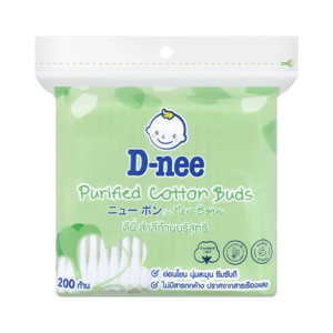 D-NEE Purified Cotton Buds 200 Buds