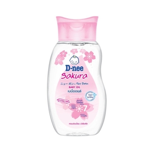 D-NEE Newborn Sakura Baby Oil 200 ml.