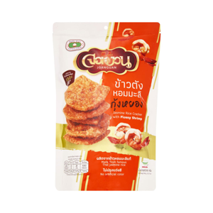 Little Farm Jornguan Jasmine Rice Craker with Flossy Shrimp 90g.