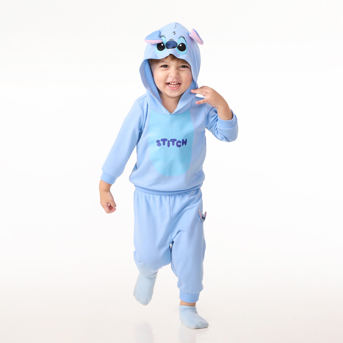 ดิสนีย์ ชุดเสื้อฮู้ดดี้สติทช์ สำหรับเด็กชาย รุ่น FMTN2509IB02W สีฟ้า_5