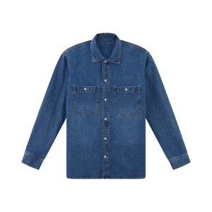 เบสิโค เสื้อยีนส์ผู้ชาย สียีนส์ฟอกกลาง_thumbnail