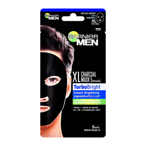 Garnier Men Power White XL Charcoal Facial Mask 24g.