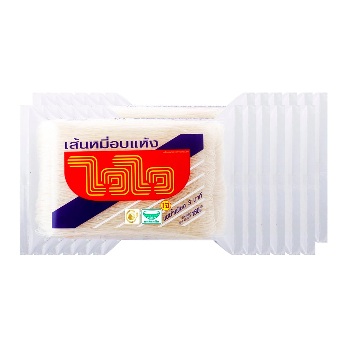 ไวไว เส้นหมี่อบแห้ง 180 ก. แพ็ก 12_1