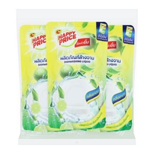 บิ๊กซี แฮปปี้ ไพรซ์ น้ำยาล้างจาาน กลิ่นมะนาว 400 มล. แพ็ค 3_thumbnail