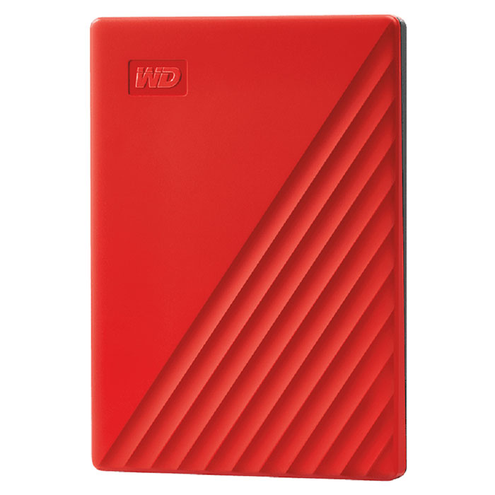 ดับบลิวดี มายพาสปอร์ต เอ็กเทอนอล ฮาร์ดดิสก์ รุ่น WDBYVG0010BRD-WESN ขนาด 1TB สีแดง