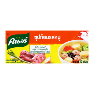คนอร์ ซุปรสหมูก้อนกึ่งสำเร็จรูป 120 ก.