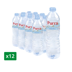 PURRA Natural Mineral Water 750 ml. 12 pcs.