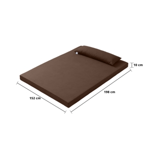 ไมดาส ท็อปเปอร์ รุ่น Basic Living 5 ฟุต หนา 4 นิ้ว สีช็อกโกแลต_thumbnail_2