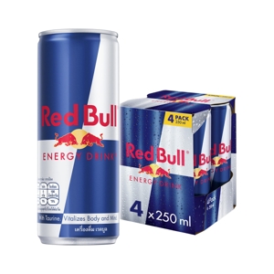 RED BULL Energy Drink 250ml. Pack 4