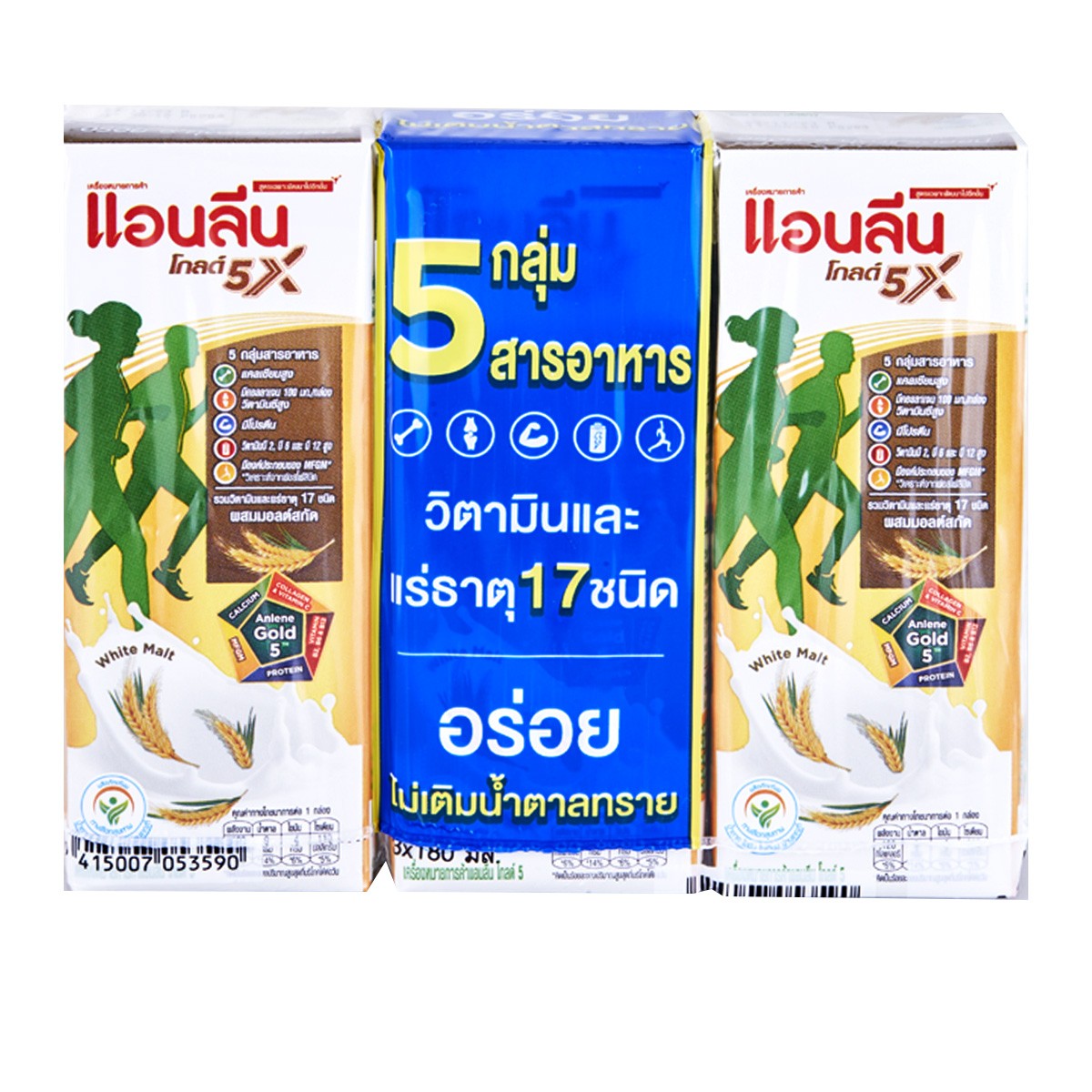 แอนลีน โกลด์ 5 นมยูเอชที รสไวท์มอลต์ 180 มล. x 3 ชิ้น_5