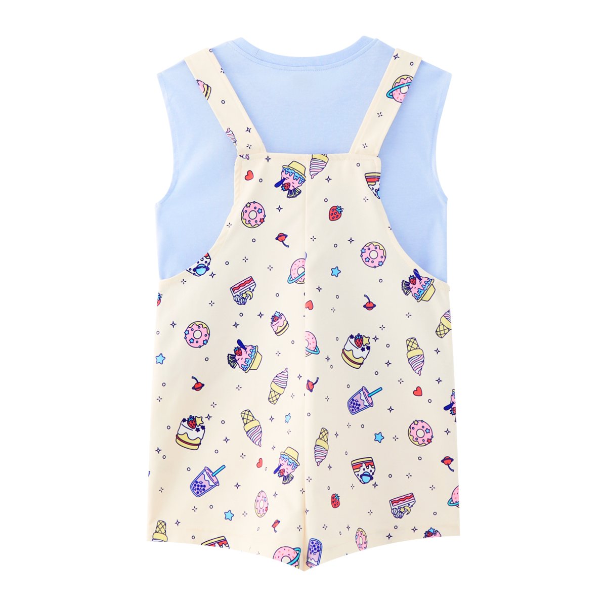 ดิสนีย์ ชุดเอี๊ยมเด็กหญิง Stitch รุ่น FMTN2508LG001 สีครีม_1