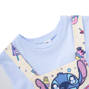 ดิสนีย์ ชุดเอี๊ยมเด็กหญิง Stitch รุ่น FMTN2508LG001 สีครีม_thumbnail_2