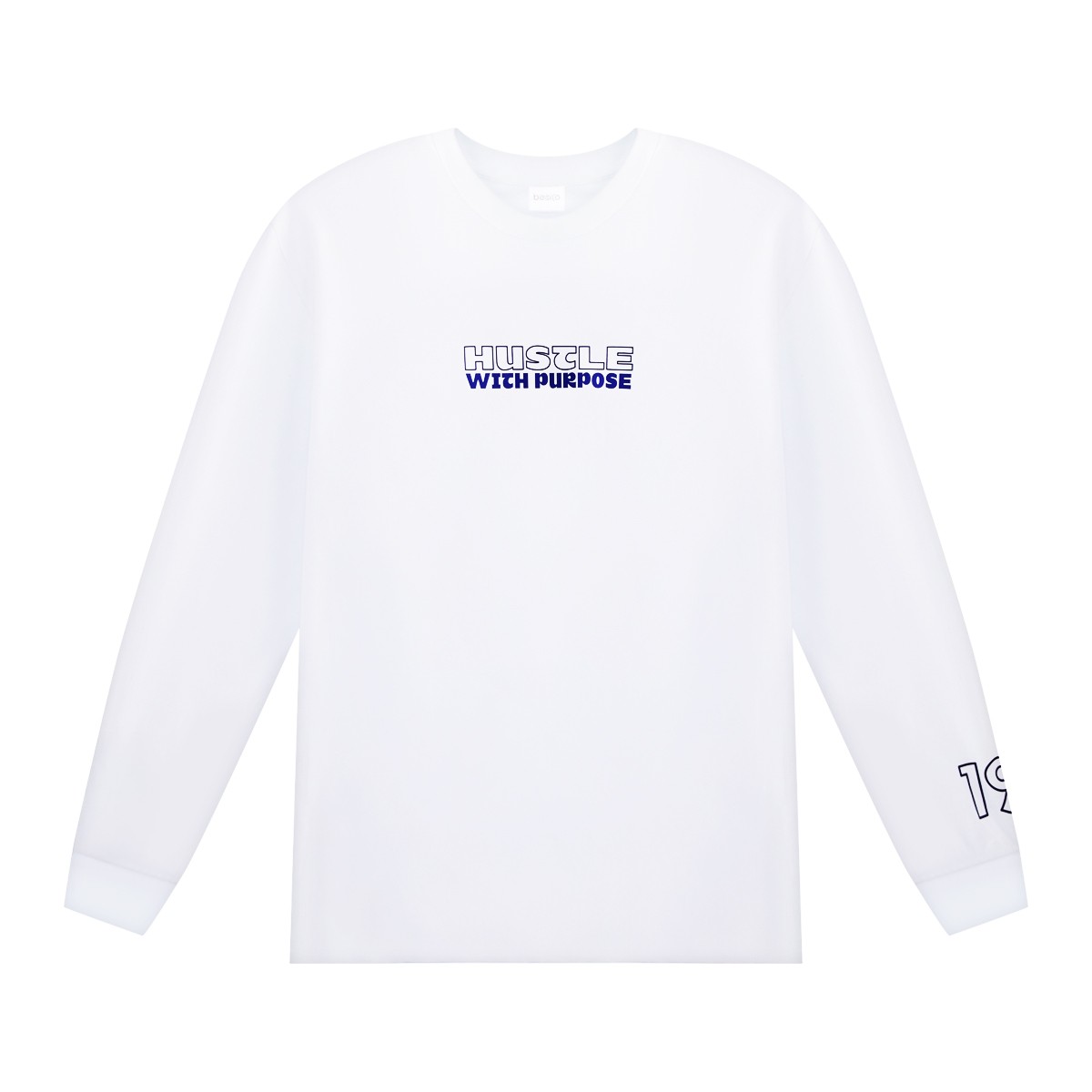 เบสิโค เสื้อยืดแขนยาวผู้ชาย รุ่น FASN25Q4YM02W สีขาว