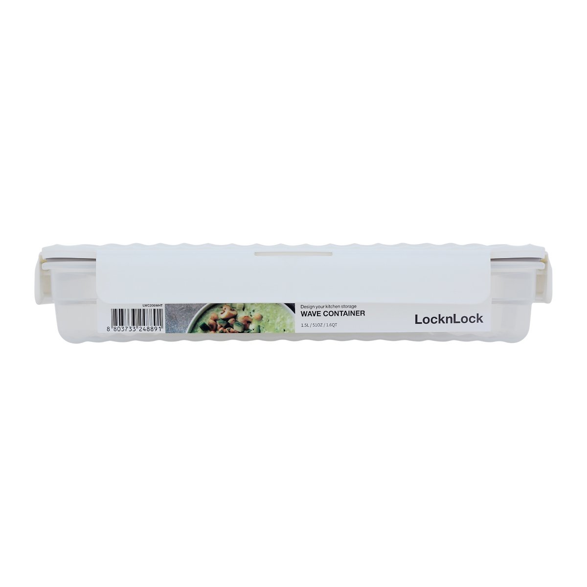 ล็อกแอนด์ล็อก กล่องถนอมอาหารพลาสติก รุ่น LWC206WHT ขนาด 1.5 ล.