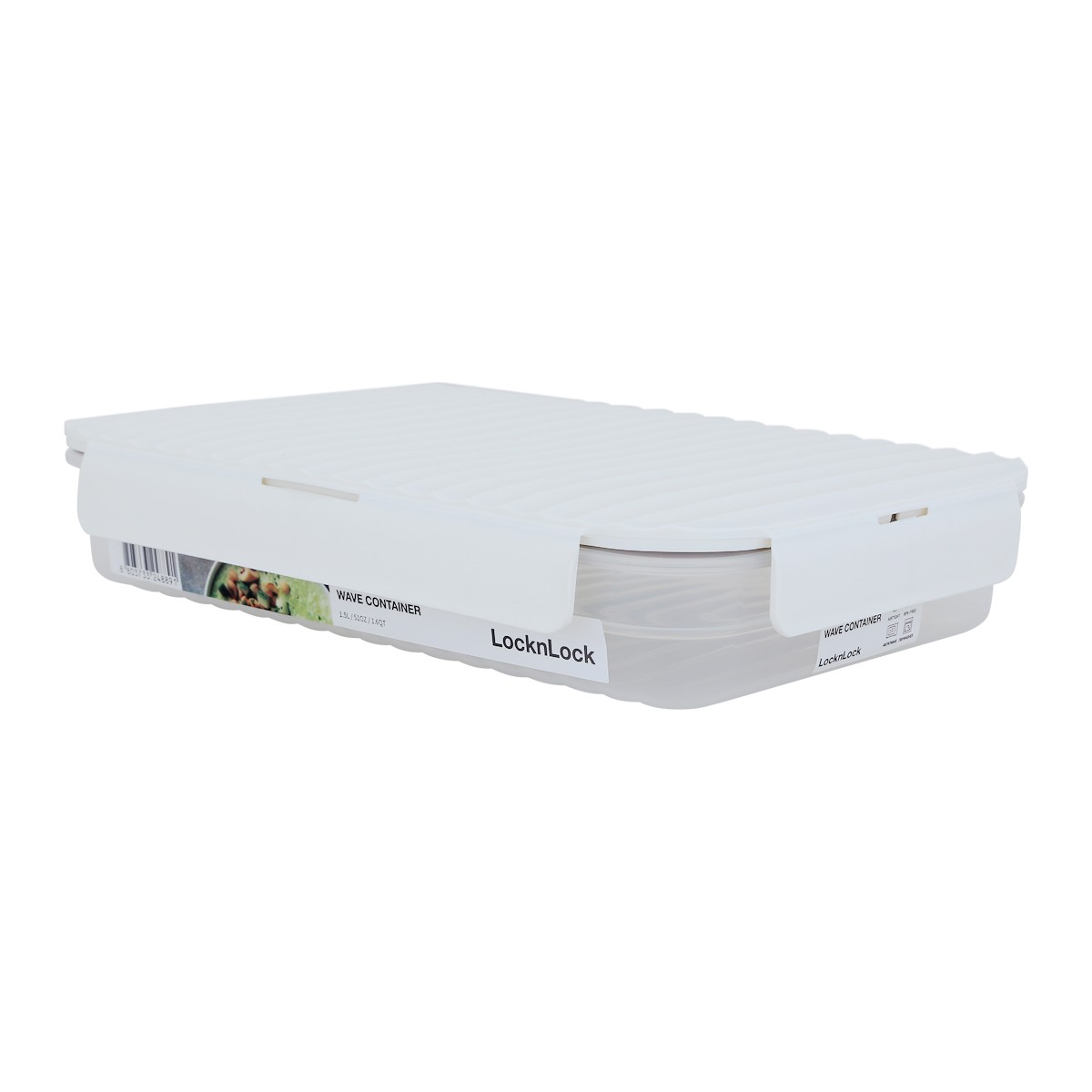 ล็อกแอนด์ล็อก กล่องถนอมอาหารพลาสติก รุ่น LWC206WHT ขนาด 1.5 ล._1