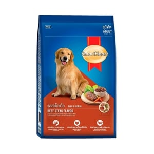 Smart Heart Adult Dog Beef Steak Flavor 9kg.